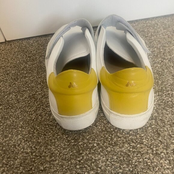 Maguire Shoe Treviso White and Yellow Leather Unisex Women's‎ Size 5.5 - Picture 4 of 8